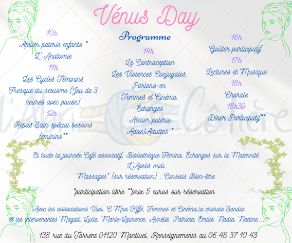 Vénus Day Programme VF